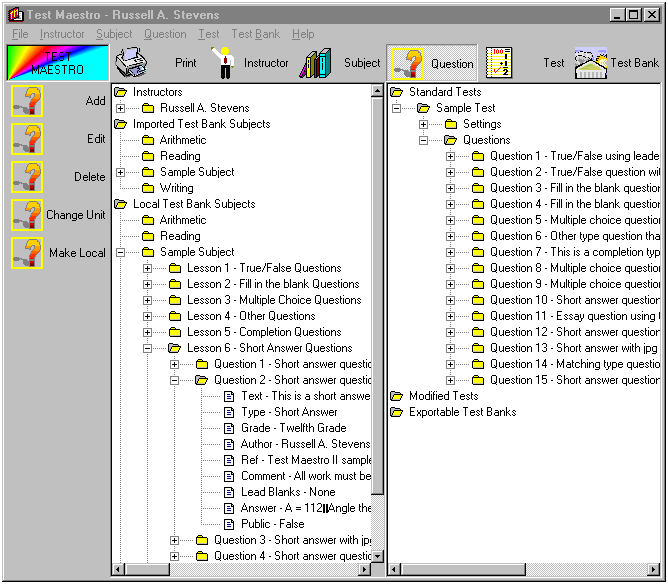 Test Maestro II Screenshot